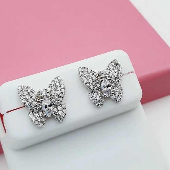 - 925 Sterling Silver Cubic Zirconia Earrings, U19254529 - Picture 5 of 11